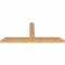 Ekena Millwork Portland Timber Gable Bracket, Western Red Cedar, 72"W x 30"H x 3 1/2"D x 5 1/2"F, 10/12 Pitch GBW072X30X0406POR00SWR - alternate 4